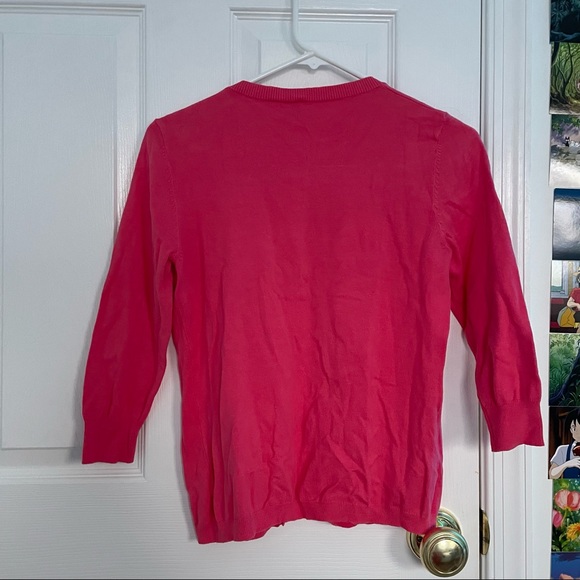 BP Nordstrom Pink Cardigan 3/4 Sleeve - Picture 2 of 3